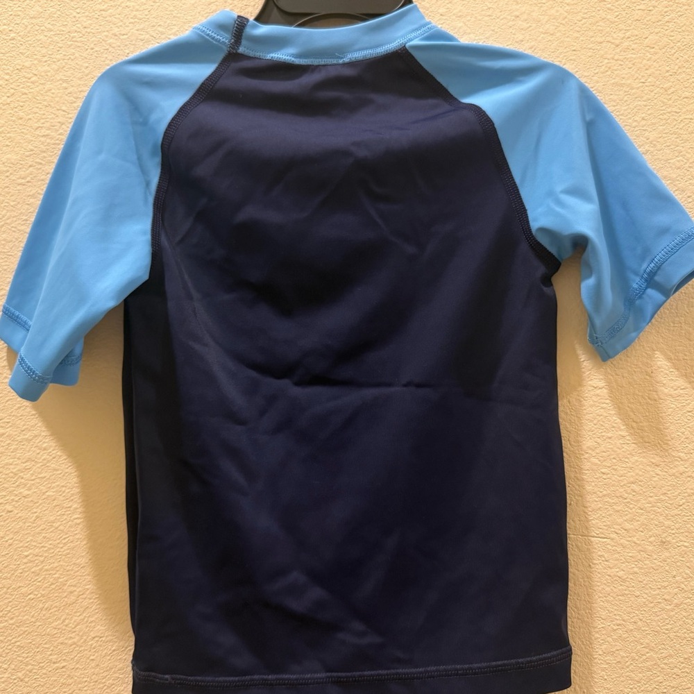 Hanna Andersson Navy Shark Rash Guard - Picture 3 of 3